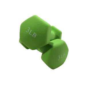 HEX neoprene dumbbell - 3 lb