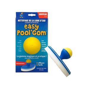 Gomme nettoyante avec PH neutre et poignée ergonomique Easy Pool'Gom pour piscines et spas