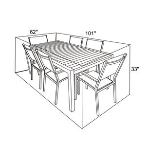 Protective cover for dining set - 62