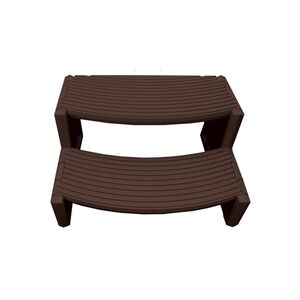 Non-slip texture spa step - Espresso