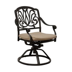 Elisabeth Swivel and Swivel Chair - Desert Bronze - Coffee