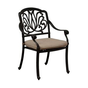 Elisabeth dining chair - Desert bronze - Coffee