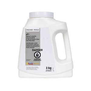 Granule pH (-) for pool