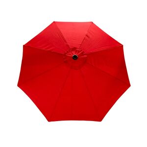 Parasol de marché de 9' Deluxe Sunbrella - Rouge
