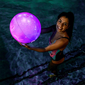 Illuminated Galaxy Beach Ball