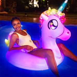 Illuminated Unicorn Float