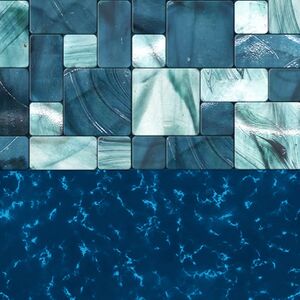 Emerald Coast overlap liner for round above ground pool