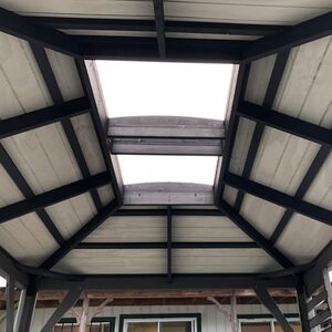 Wood ceiling kit for bay