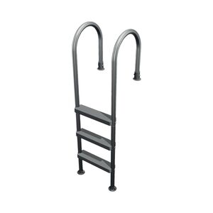 Above ground pool ladder - Grey