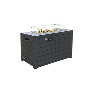 Oasis outdoor fireplace table - Anthracite 42“ x 20” x 24,6”