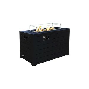 Oasis Outdoor fireplace table - Black 42“ x 20” x 24,6”