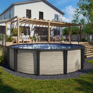 Country above ground pool