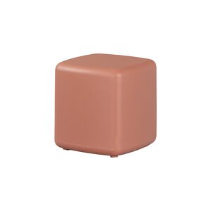 Dalya square side table - Terracotta