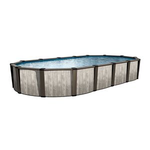 Maho above ground pool - 12' x 17' Oval