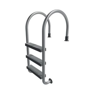 Échelle pour piscine creusée - Gris