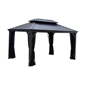Gazebo Bruxelles 10' x 14' - Anthracite