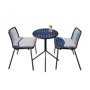 Flores bistro set - Black (without armrests)