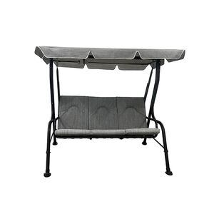 Balançoire 3 places Deluxe - Gris