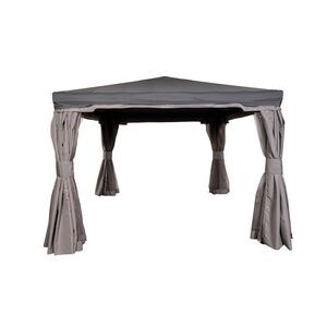 10' x 14' Dune Gazebo - Harmaa/Pierre