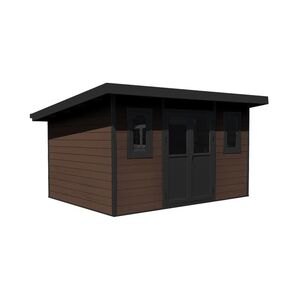 Mistral Shed 12' x 10' Brown Cedar