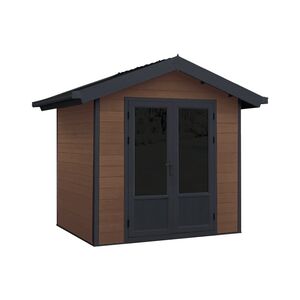 Scandinavian Shed 7' x 7' Walnut