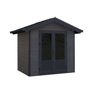 Scandinavian Shed 7' x 7' Grey Rock