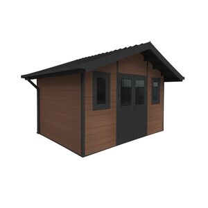 Scandinavian Shed 12' x 10' Walnut