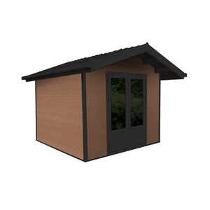 Scandinavian Shed 10' x 10' Walnut