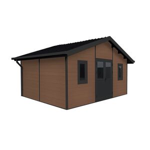 Scandinavian Shed 16' x 12' Walnut