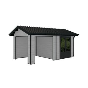 Scandinavian Shed 18' x 10' Nordic Grey
