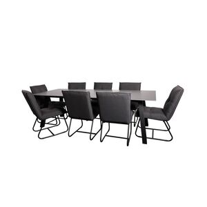 Ensemble à dîner Dalvik gris foncé