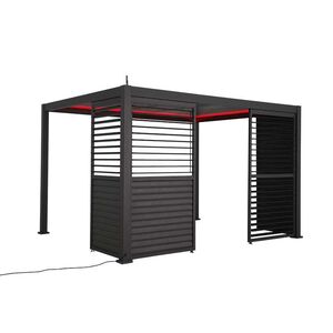 Panneau de persiennes mobiles pour pergola 13'