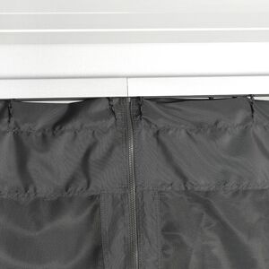 Double rails for Cosa 10' x 10' pergola - White