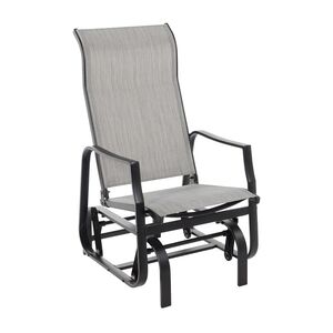 Chaise oscillante 1 place - Noir - Gris