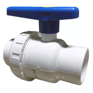 Valve à bille S.U. en PVC de 2 pouces Slip x Slip