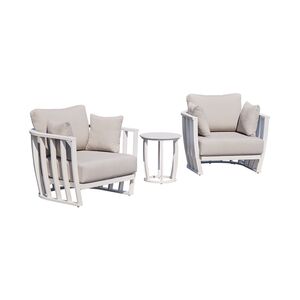 Ensemble conversation Marbella avec table d'appoint