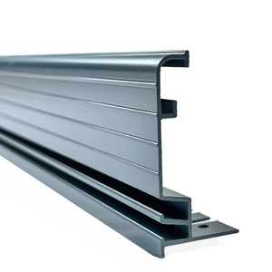 Grey Dual Track Inground Flex Coping in 8 ft Sections
