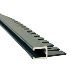 Single Track Top Mount Inground Coping 2 Ft Corner (Grey)