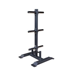 Arbre de rangement pour poids Body Solid avec supports pour barres de retenue