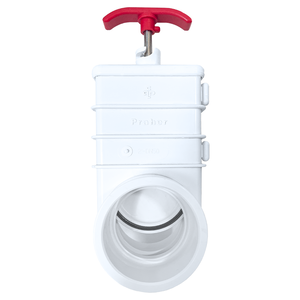 2 inch PVC Gate Valve Socket / Socket (White)