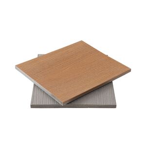 Reversible Composite Finish Board - Grey and Teak 1/2'' x 9 1/4'' x 12'