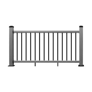 Rampe de balcon composite et aluminimum - Gris 48''x72''