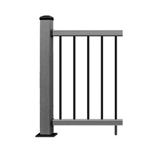 Composite Balcony Post - Gray 4''x4''x48''