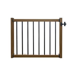 Barrière de rampe composite 48'.5'' teck
