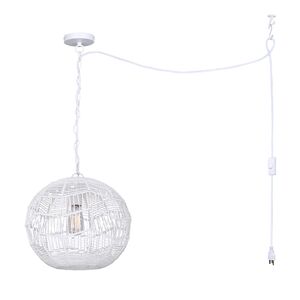 Luminaire suspendu Valence - Blanc