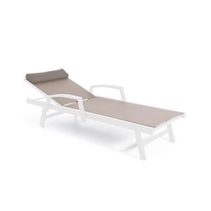 Chaise longue Provence - Blanc