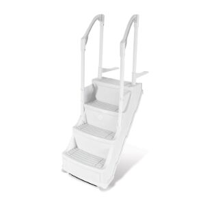 Marche antidérapante pour piscine hors terre - Blanc