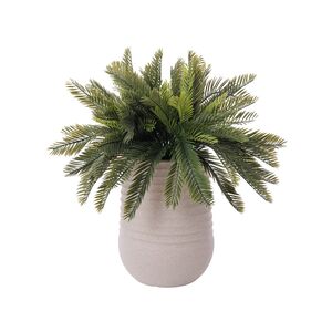 Artificial Cycas Arrangement in Beige Pot