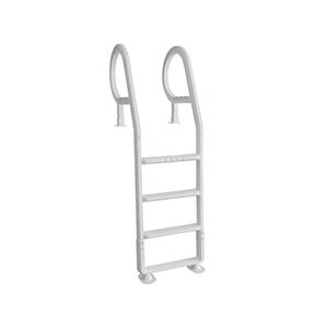 Resin Pool Ladder for Deck - White