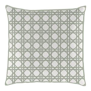 Square Cushion 18x18 in - Rattan sage